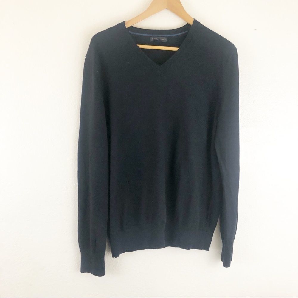 Banana Republic V-Neck 13% cashmere dark blue Sweater size L